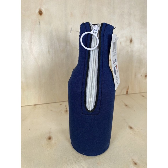 Baseball MLB Pick Your Team Bottle Holder Coozie Koozie Cooler Zipper‎ Licensed - Picture 3 of 16